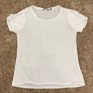 Athleta - White Linen Shirt - Size Small
